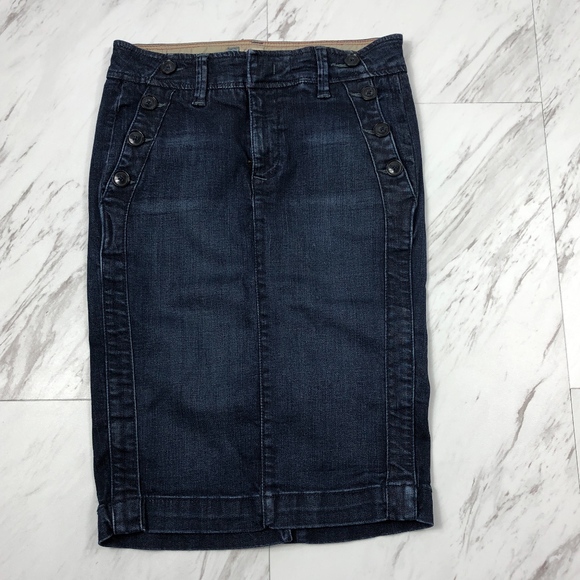 Anthropologie Dresses & Skirts - Anthropologie Denim Skirt Size 25 / 4 NWOT